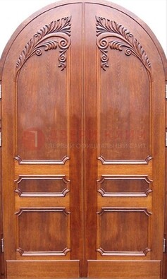 Металлическая арочная дверь ДА-9 в салон красоты в Истре