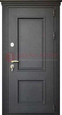 Чёрная дверь с МДФ ДМ-520 в Челябинске
