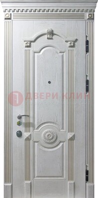 Белая дверь с МДФ ДМ-525 в Челябинске