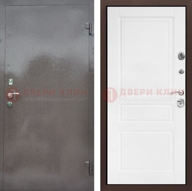 Входная стальная дверь с порошковым окрасом и МДФ внутри ДП-311 в Челябинске