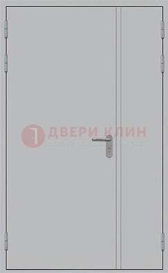 Белая противопожарная двупольная дверь ДПМ-02/30 в Челябинске