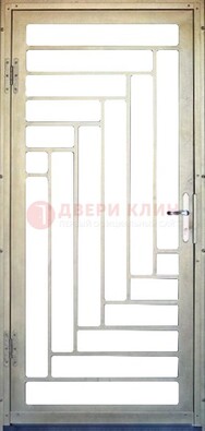 Железная решетчатая дверь с узором ДР-41 в Челябинске