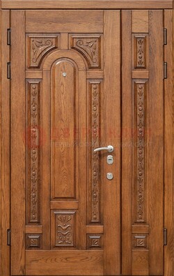 Полуторная железная дверь винорит для дома ДВТ-252 в Челябинске